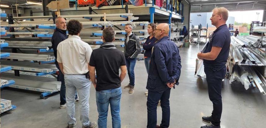 Visite entreprise et présentation des spécificités du métier de cintreur